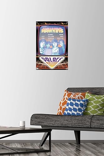 Miniatura 2 de Netflix Stranger Things Season 2 - Póster de pared con alfileres de palacio