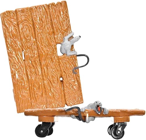 Miniatura 2 de Tabla rodante de plástico con rata para figuras de acción de lucha libre