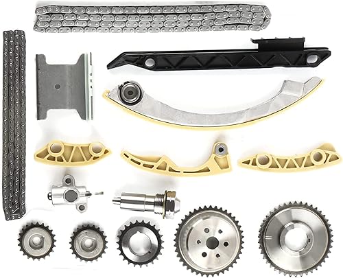 DAYSYORE Kit de cadena de distribución de motor compatible con Buick para GMC para Pontiac para Saab para Saturn 20L 22L 24L Kit de cadena de