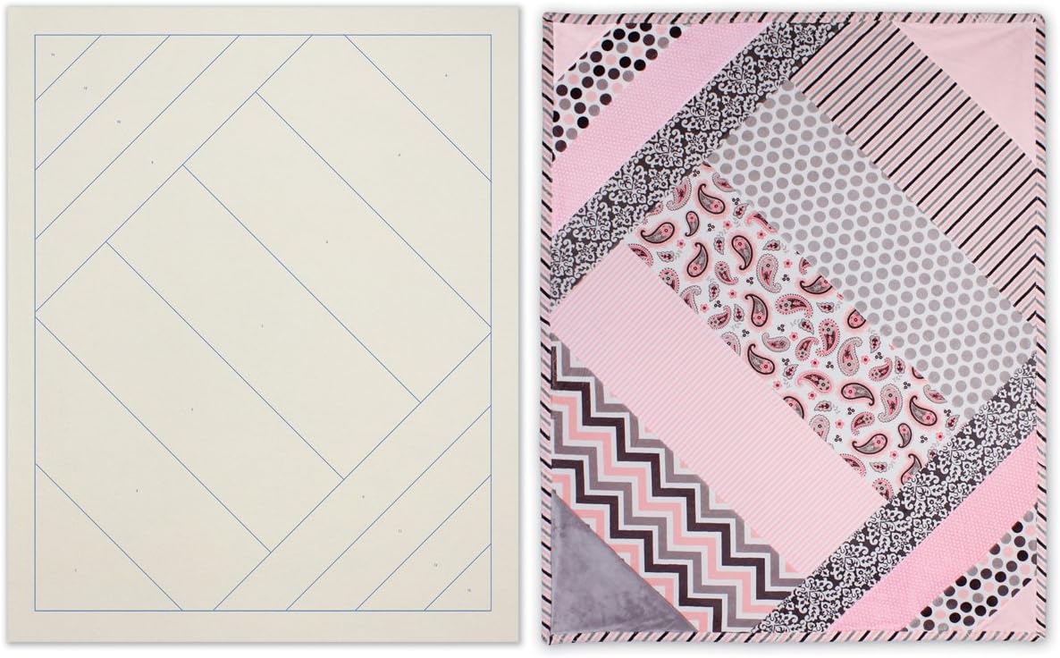 Sophisticated Strips Pre-Printed Quilt Batting Kit