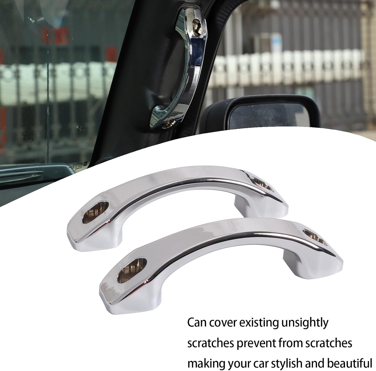 Lcojicep Car A-Pillar Grab Handle Replacement Parts Compatible with Hummer H2 2003-2007,Driver & Passenger Side A-Pillar Grab Handle, Automotive Interior Replacement Parts Grab Handles Accessories