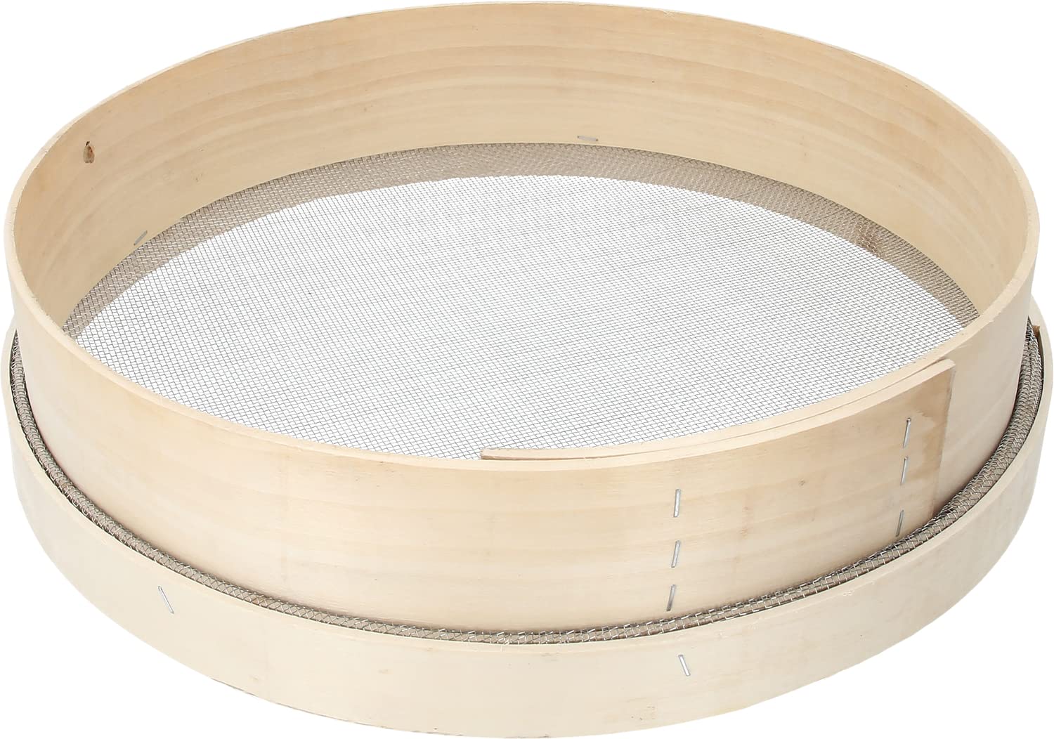 KS Tools 144.0564 Criba Ø 420mm, madera, Abertura de tamiz 1,9mm