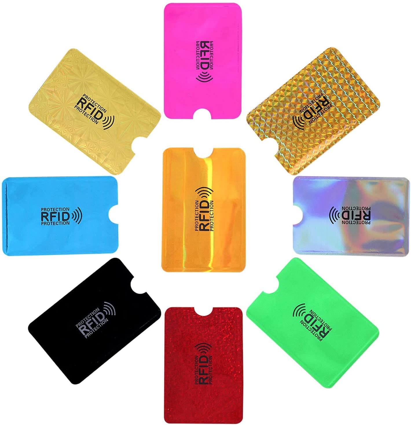 Custodia Portacarte RFID In Alluminio Impermeabile Antifurto - Blocco Contactless