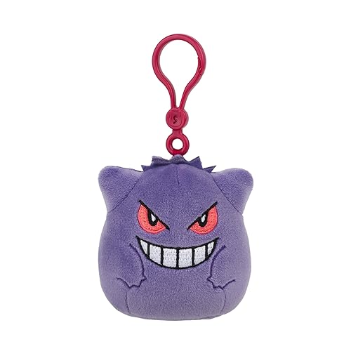 Squishmallows Original Pokémon Gengar Clip - Ultrasoft Official Jazwares Plush