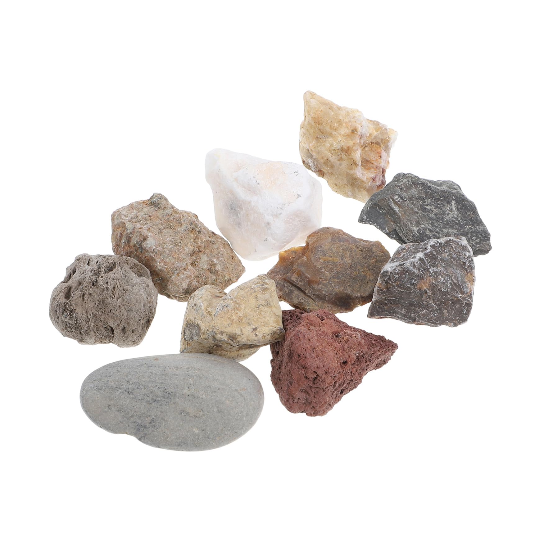 GLEAVI Educational Rocks for Boys and Girls Diverse Mineral Collection Kit for Classroom and Field Testing
