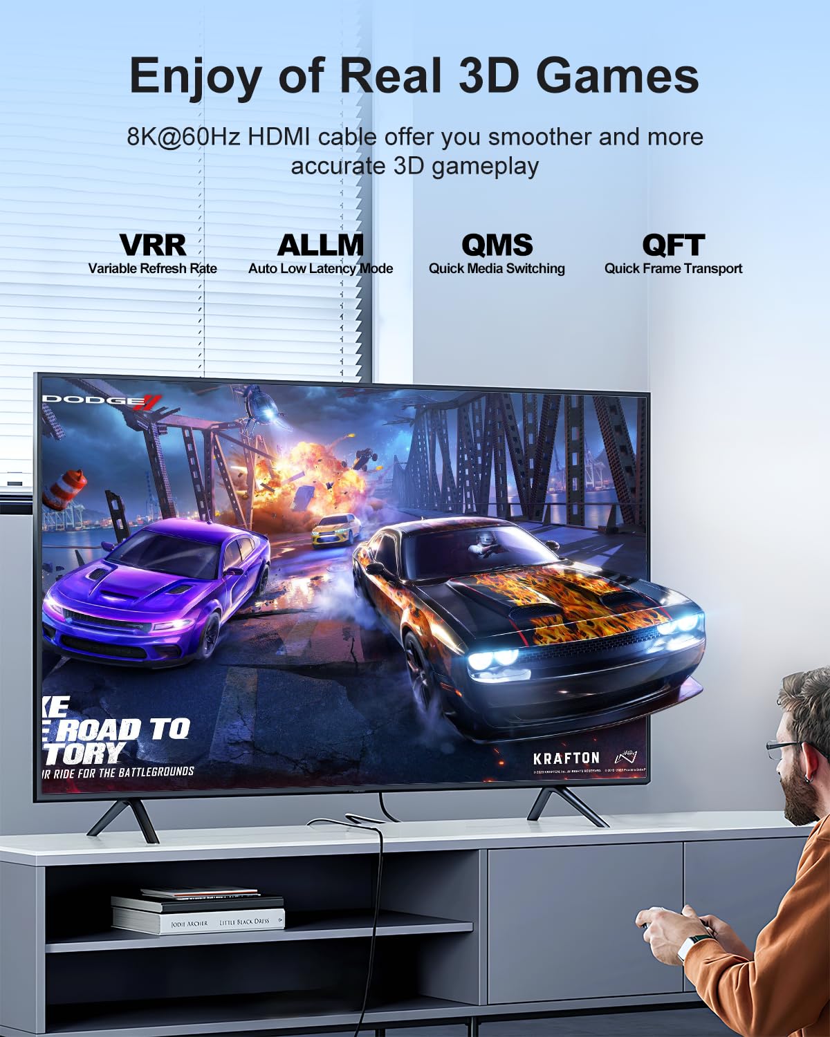 Adattatore da Micro HDMI a HDMI 8K, da maschio a femmina, HDMI 2.1, 8K a 60Hz, 4K@120Hz HDR 3D Dolby 48Gbps ad alta velocità, compatibile con proiettori, tablet, scheda grafica, videocamera, supporta