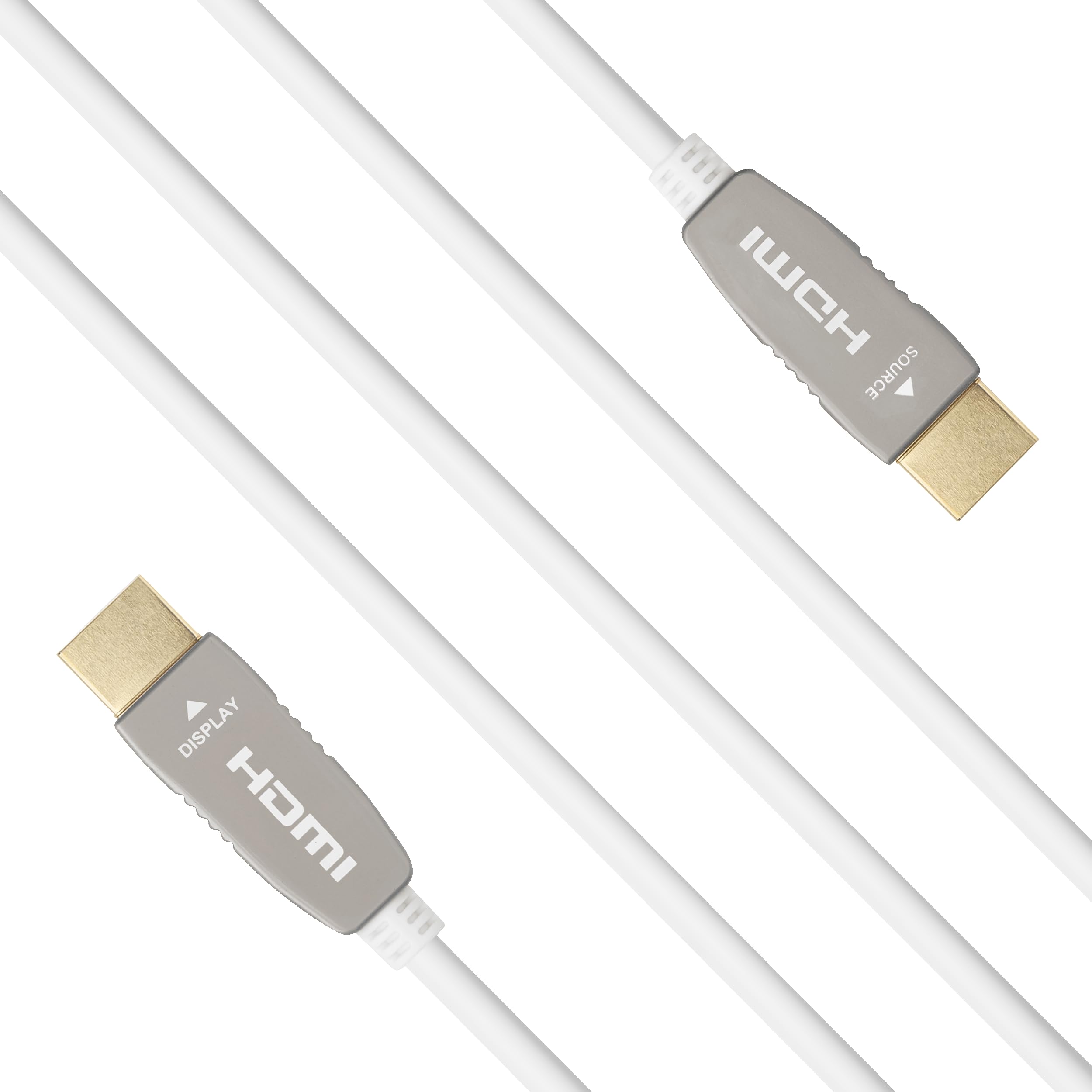 Celexon Cable Activo de Fibra óptica UHD HDMI 2.1 8K de 20 m, Blanco