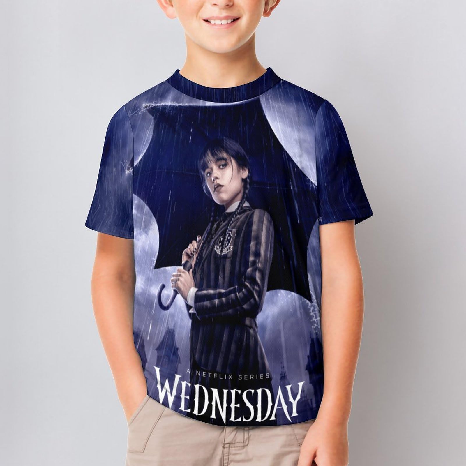 Amazon.co.jp: アダムス・ファミリー ウェンズデー 子供服 Tシャツ
