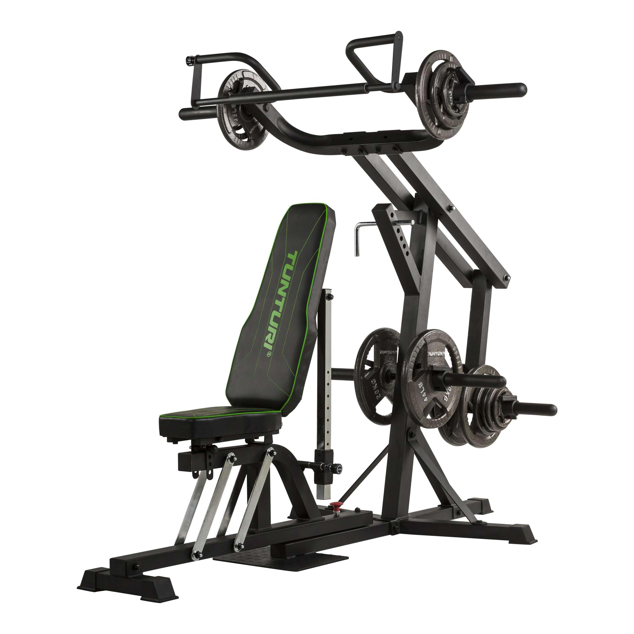 Tunturi WT80 Power Station for Home - Versatile and Adjustable Multi Press for More than 50 Exercises - Stable, Compact and Safe for All Fitness Levels