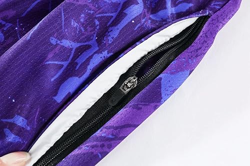 Miniatura 6 de AOPAOSP Paquete de 23 pantalones cortos de baloncesto con bolsillos con cremallera para hombres, pantalones cortos deportivos activos