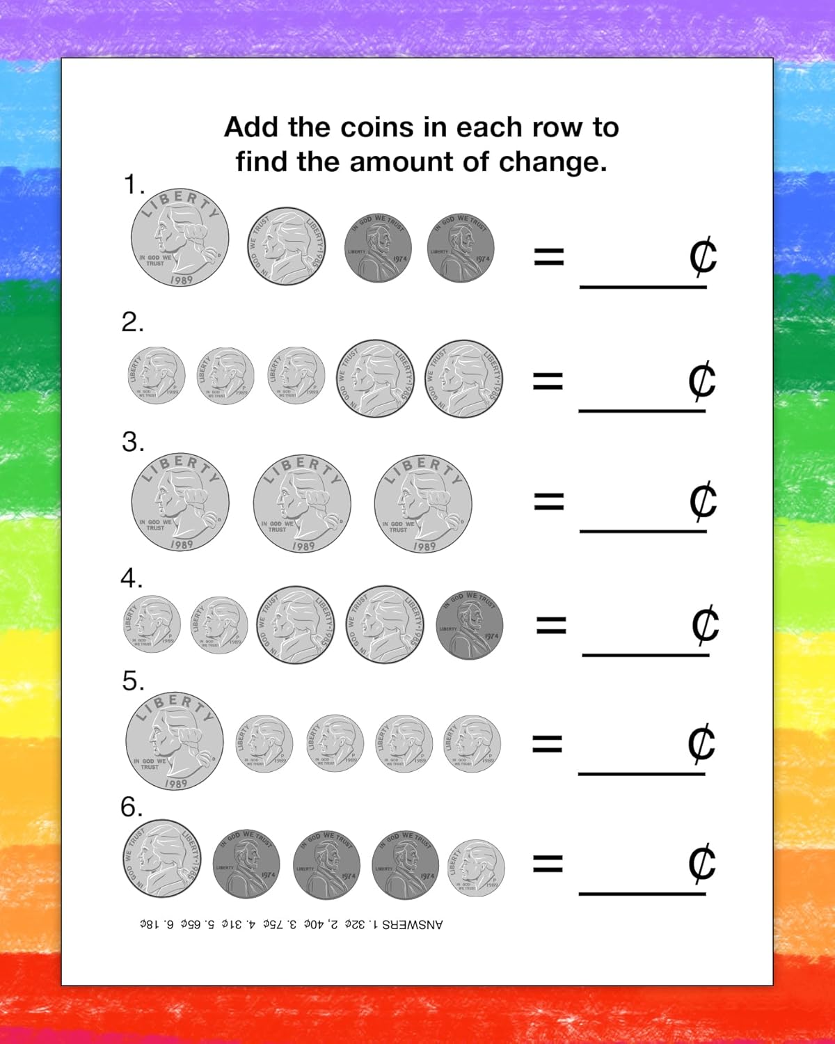 ZOCO – My Favourite Bank - (25 Bulk Pack) with 25 Crayons Sets (of 4-Packs) - Banking & Financial Education Activities for Kids