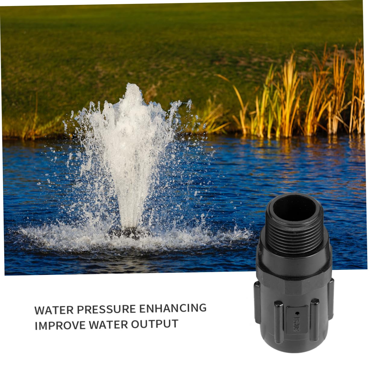 Regolatore di Pressione Irrigazione Goccia 30 Psi Nero Plastico