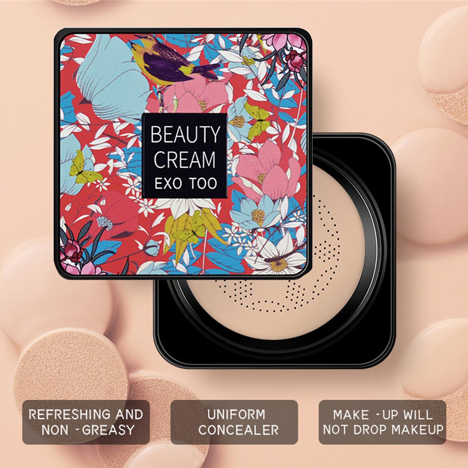 Amazon.com: Rentonz 2 Pack Mushroom Head Air Cushion CC Cream