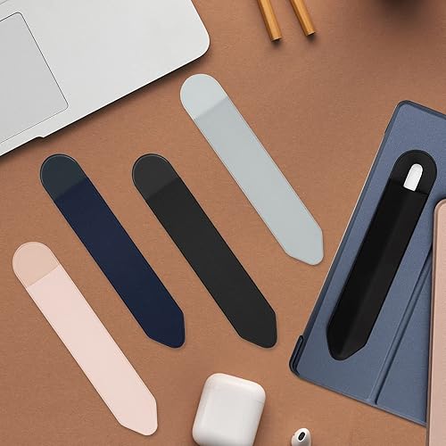Miniatura 7 de Soporte para lápices Apple, paquete de 5 fundas elásticas duraderas para Apple Pencil (1 y 2 generación), funda adhesiva para iPad de