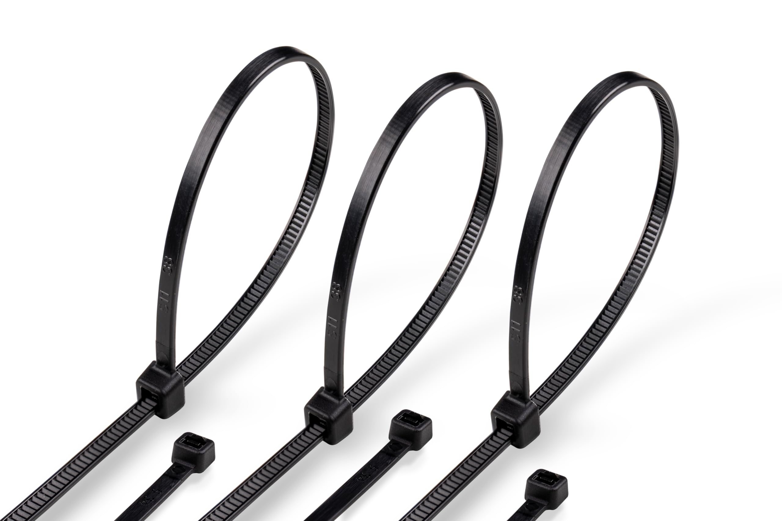 ERKO Bridas Plastico Negro UV 80 x 2,5 mm 100 unidades soporte para cables, Pequeño, Resistente a temperatura, Para Oficina, Hogar, Exteriores, al jardín — view 21