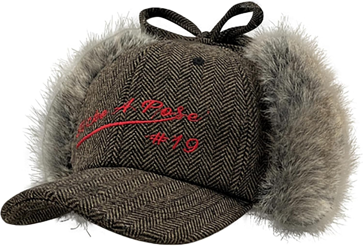 URAWOW Faux Fur Baseball Cap Women Winter Fall Grunge Aespa NINGNING Same Style Trapper Hat Plush Retro Fashion Ear Warmer