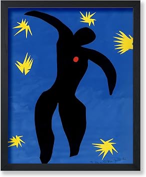 Poster Master Vintage Henri Matisse Poster - Retro Icarus From Jazz Print - Icare Artwork - Illustration Art - Abstract Painting - Fauvism Artwork - Classic Painting - Office Wall Decor - 11x14 UNFRAMED