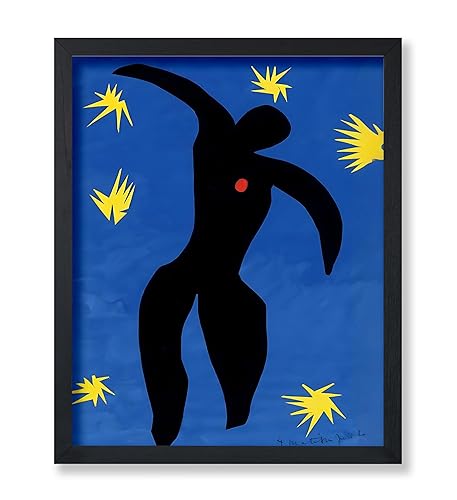Monem Art - Póster vintage de Henri Matisse  Icarus retro de jazz  Icare Art  Arte de ilustración  Arte abstracto  Arte de fauvismo  Pintura clásica
