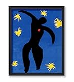 Poster Master Vintage Henri Matisse Poster - Retro Icarus From Jazz Print - Icare Artwork - Illustration Art - Abstract Painting - Fauvism Artwork - Classic Painting - Office Wall Decor - 8x10 UNFRAMED