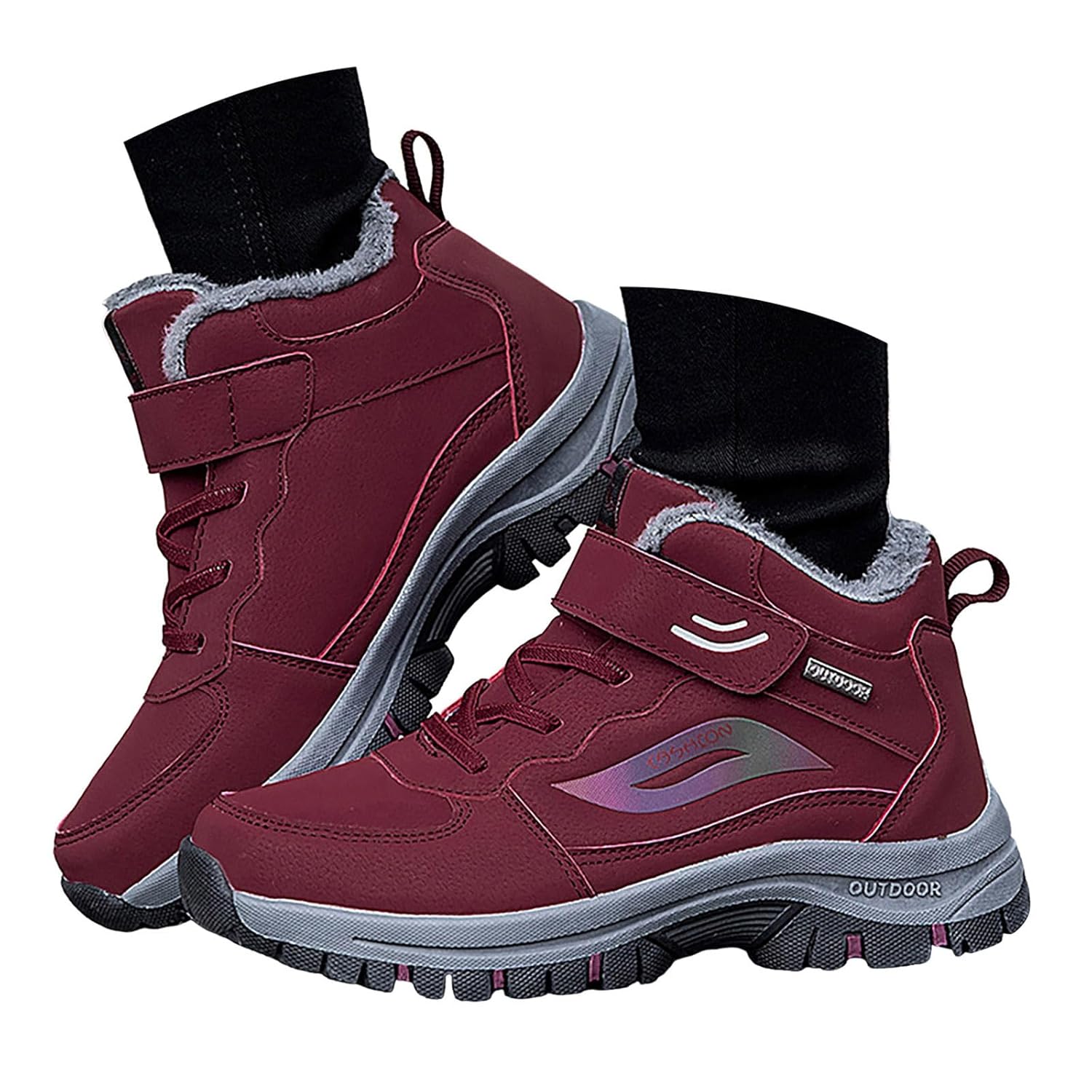 Diabetic Shoes for Women Wide Width Walking Edema Shoes Comfort Warm Sneakers Fur Lined Anti-Slip Neuropathy Orthopedic Arthritis