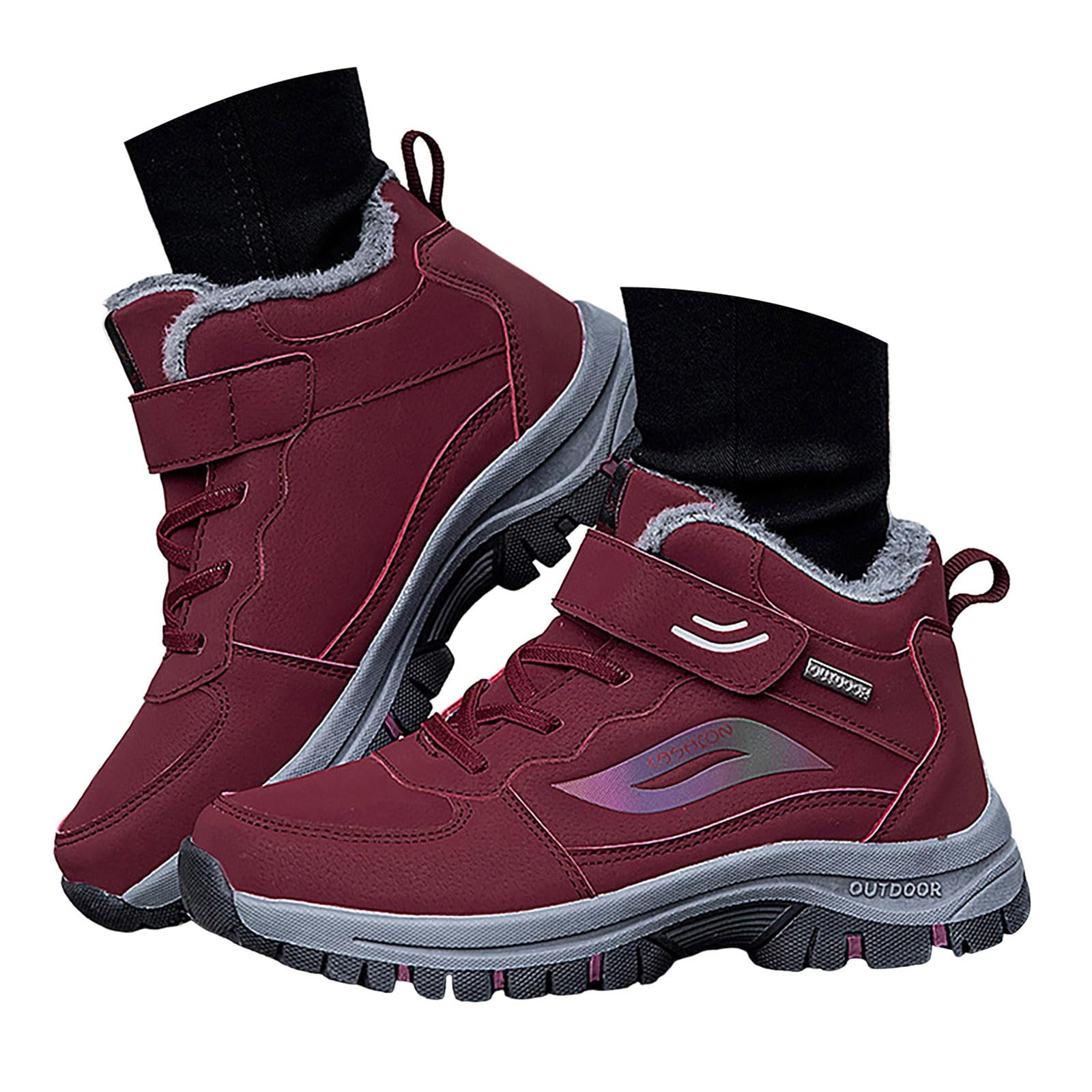 Diabetic Shoes for Women Wide Width Walking Edema Shoes Comfort Warm Sneakers Fur Lined Anti-Slip Neuropathy Orthopedic Arthritis