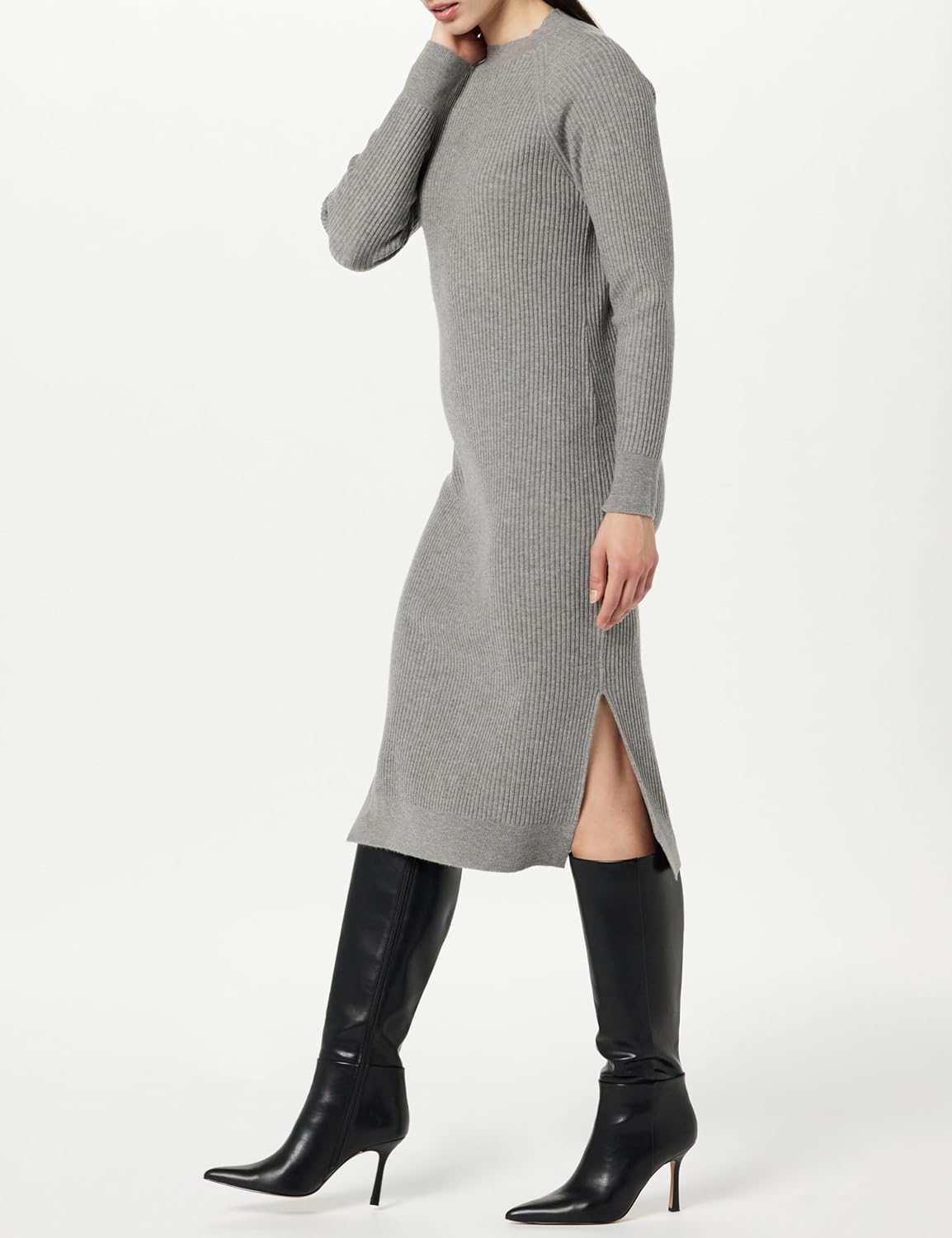 The Drop Women's Renata Rib Midi Dress - Image 4