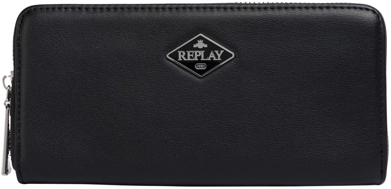 Replay Women Fw5376 Billfold, 0098 Black, One Size
