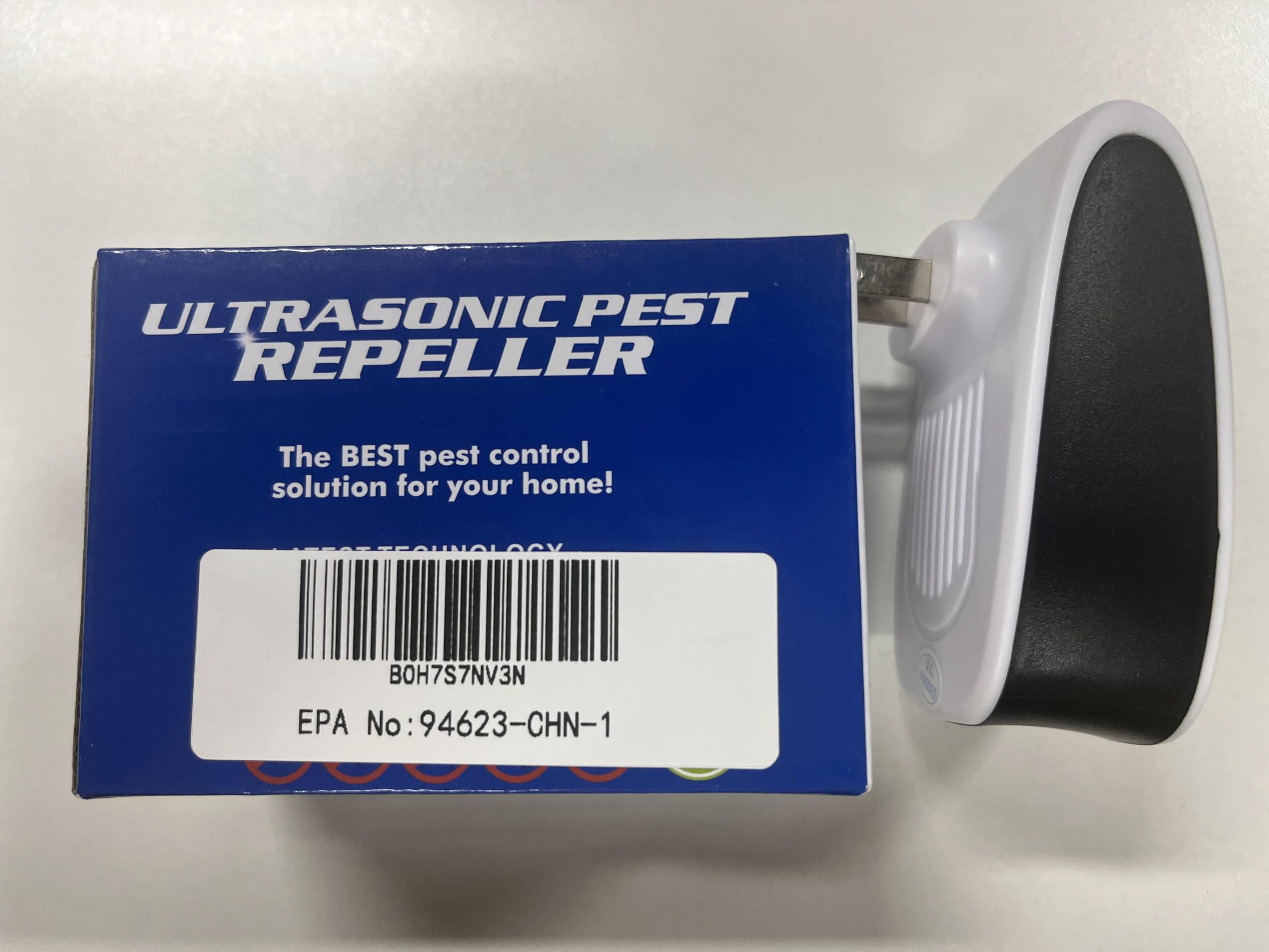 Repelente electrónico ultrasónico de control de plagas para cucarachas, roedores, ratones, insectos, arañas, repelente de ratones, repelente ultrasónico para el hogar, oficina, cocina (paquete de 10)