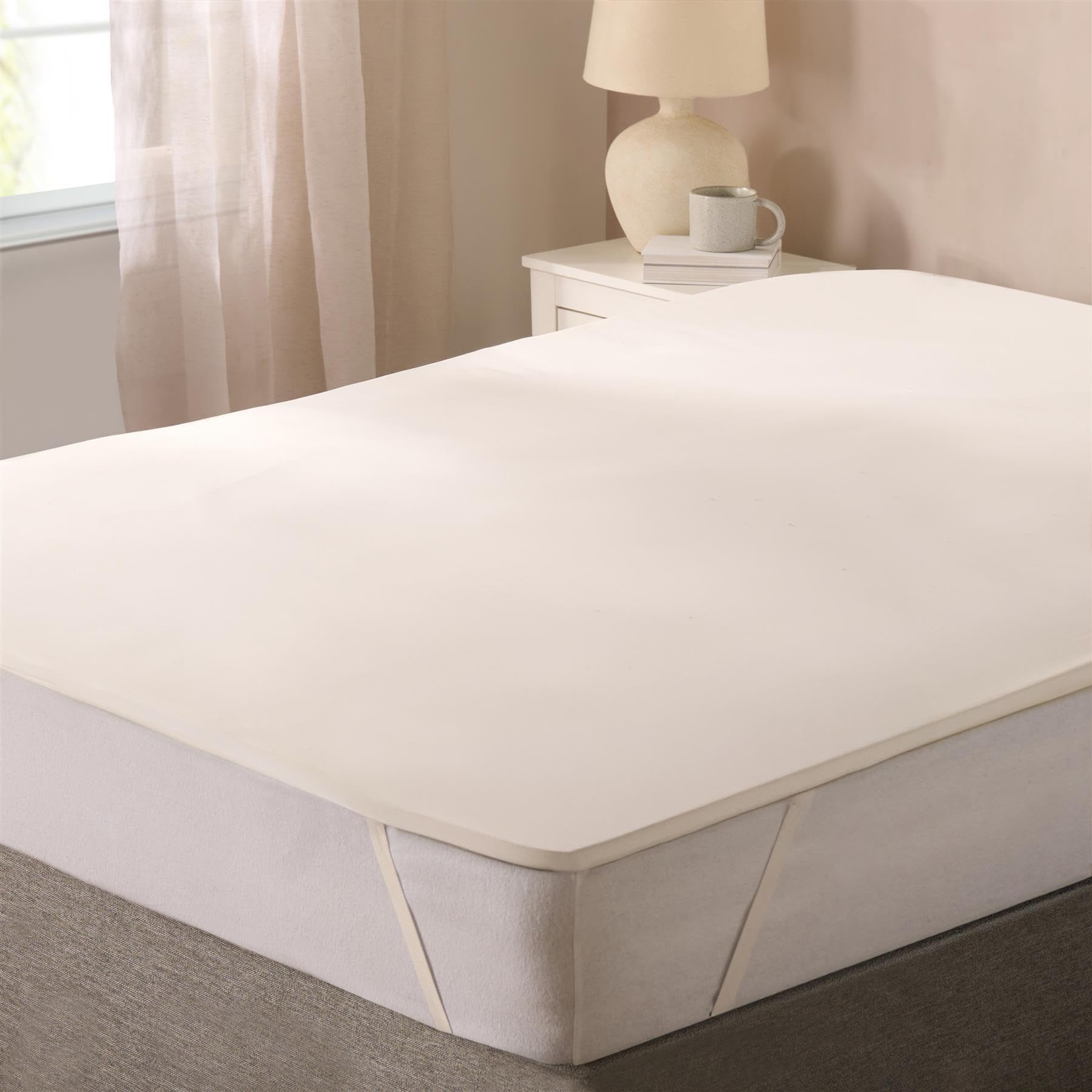 OHS Memory Foam Mattress Topper Double Bed Soft Touch Deep Non-Noisy Mattress Topper with ...