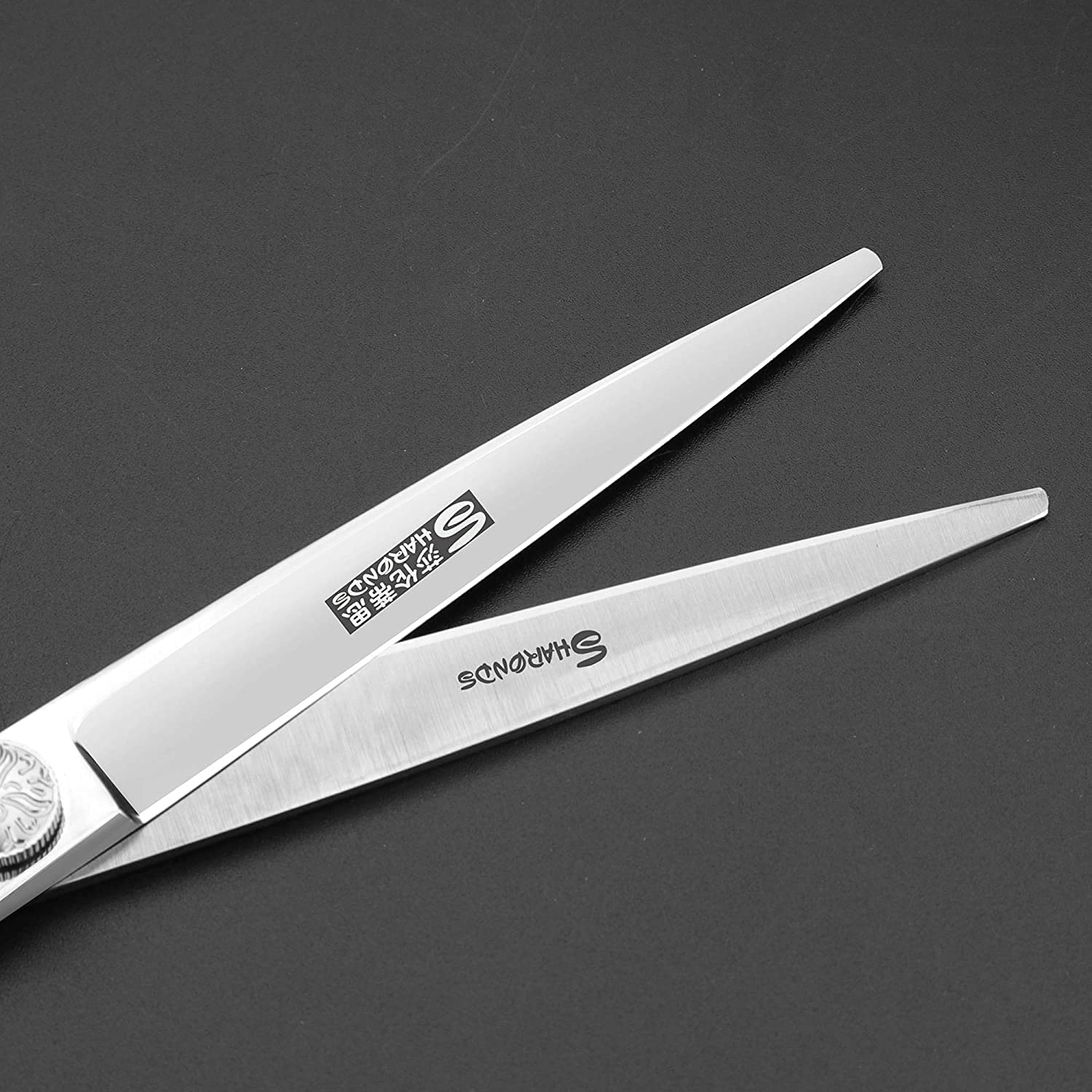7-Zoll professionelle Friseurschere, Friseur Rose Muster, Friseur Schere, Styling Werkzeuge, japanische Edelstahl Haarschneider(7-Zoll-Schneideschere-E)