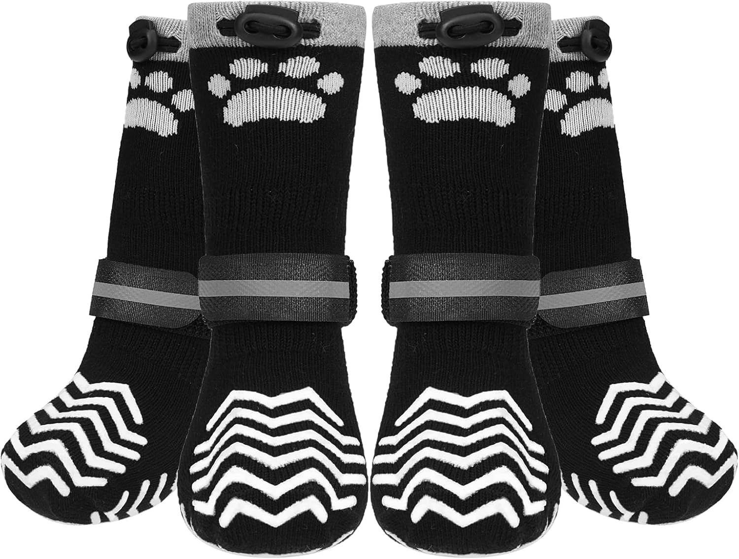 KOOLTAIL Dog SocksDouble Sides Grip Dog Boots with