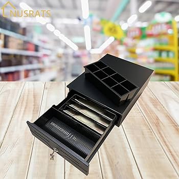 Amazon | NUSRATS キャッシュドロア 小型 手動式 キャッシュ