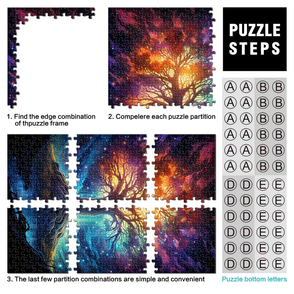 Puzzle para adultos, árbol del mundo, 2000 piezas, rompecabezas para adultos, 27,56 x 39,37 pulgadas, rompecabezas de mapa gris para adultos y niños a partir de 14 años para decoración del hogar
