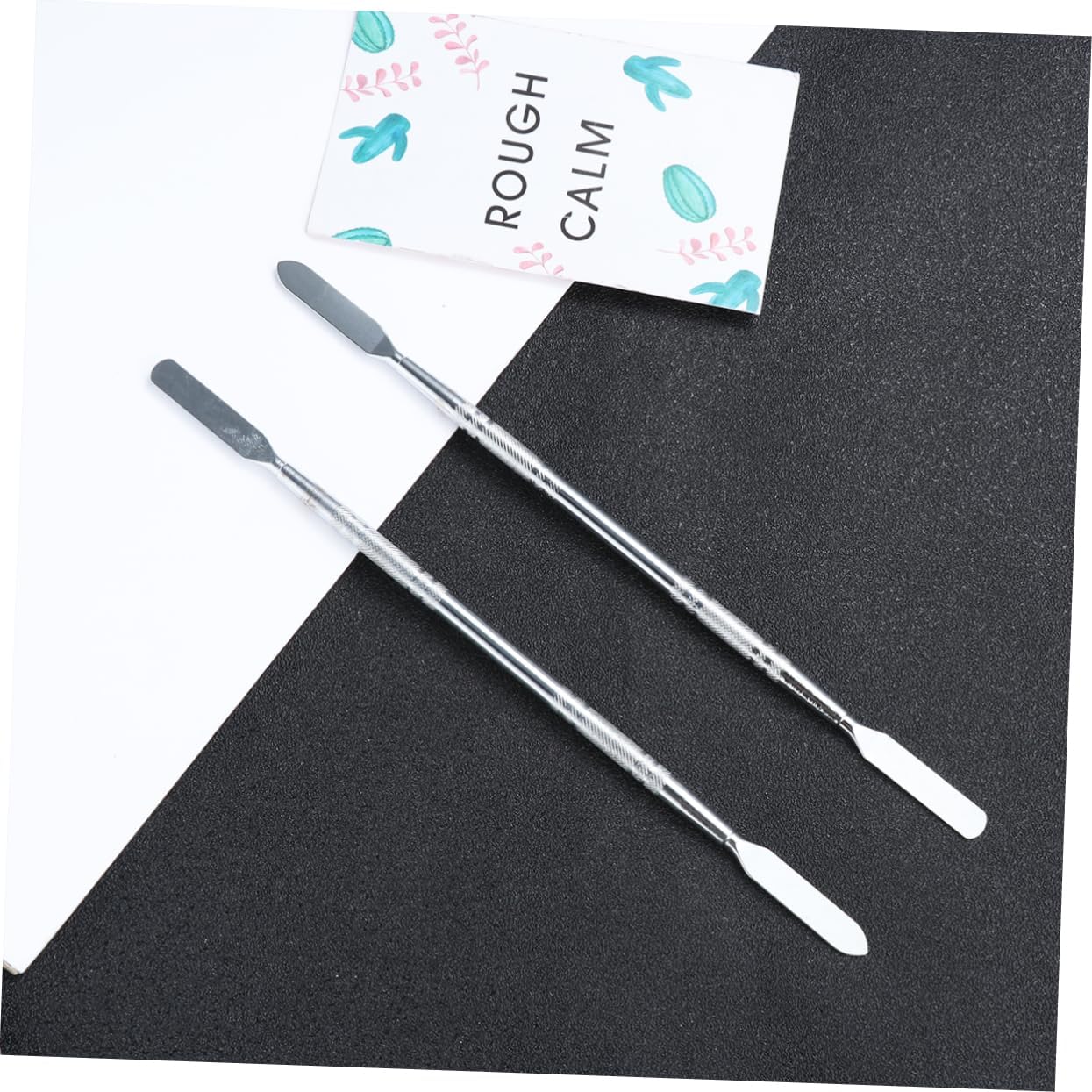 2pcs Long Stainless Steel Spudger Repair Tool Double-ended Thin Pry Stick for Mobile Phones Tablets and Laptops Durable and Reusable Opening Tool