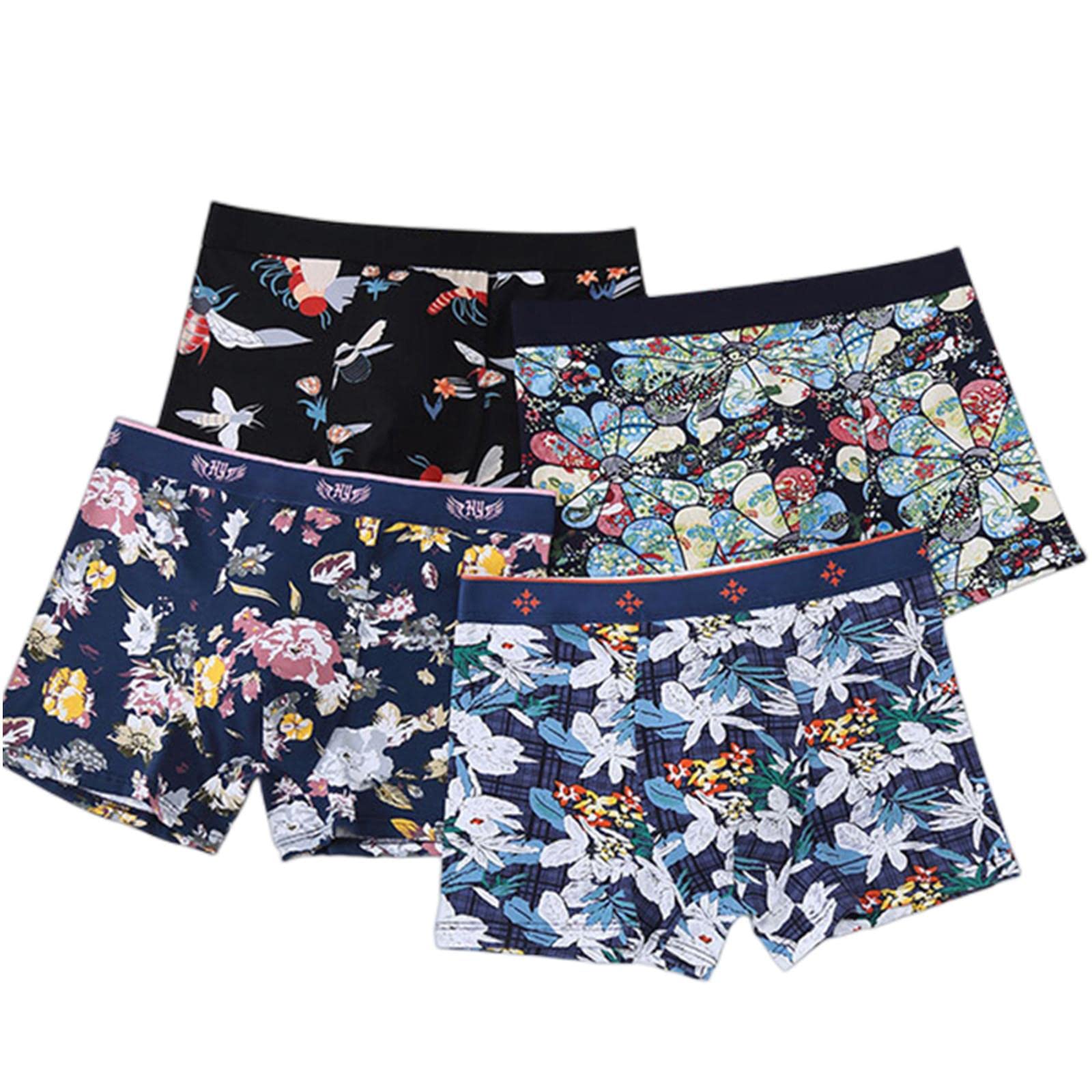 Slip Uomo 4Pcs Boxer Pantie Grande Formato 13Xl Sciolto sotto Usura Grande Corto Cotone Plus 6XL 7XL 8XL 9XL Biancheria Intima Boxer Maschio