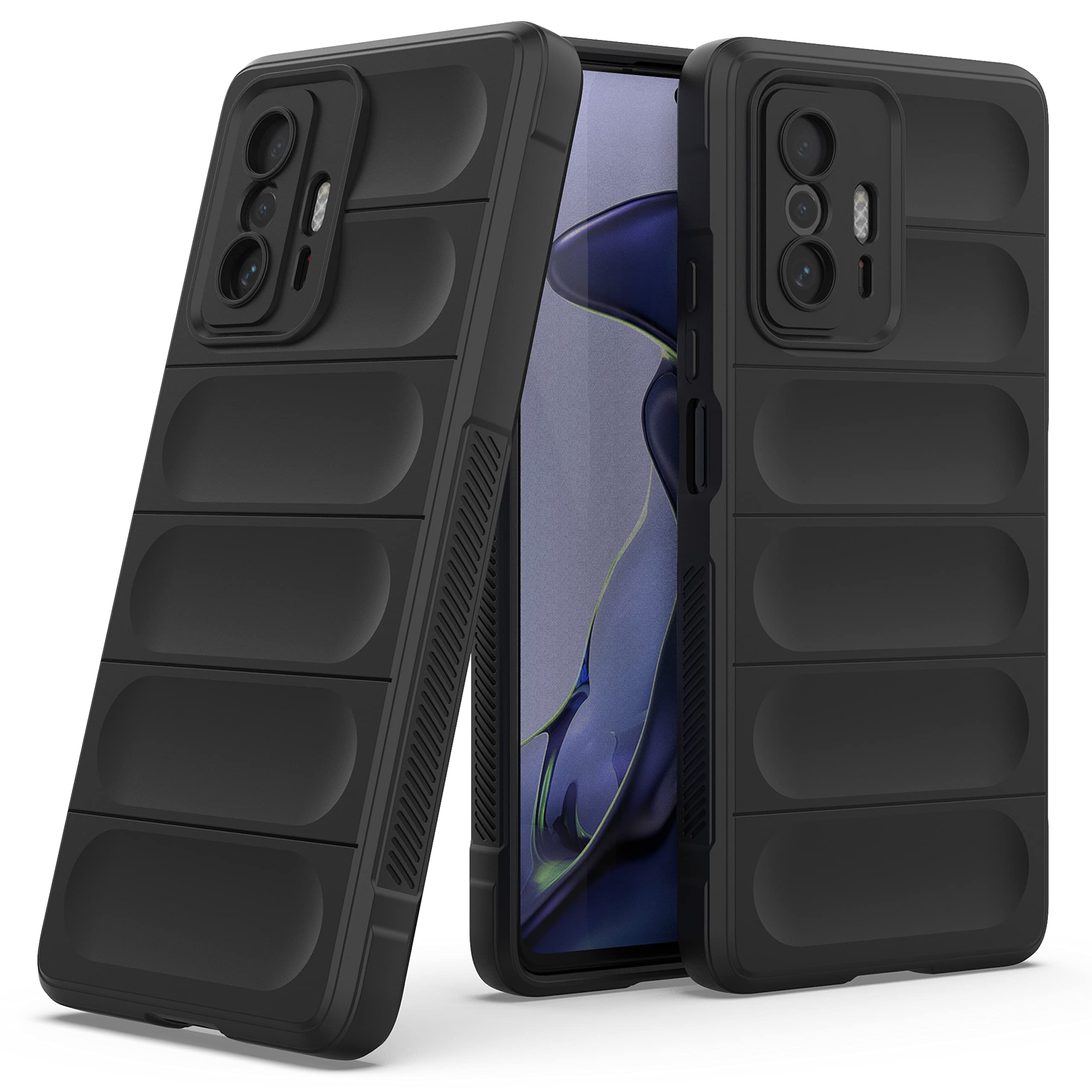 Zapcase Back Case Cover for Mi 11T Pro 5G | Compatible for Mi 11T Pro 5G Back Case Cover | Matte Soft Flexible Silicon | Liquid Silicon Case for Mi 11T Pro 5G with Camera Protection | Black (B0BXT3F88T) Amazon Price History, Amazon Price Tracker