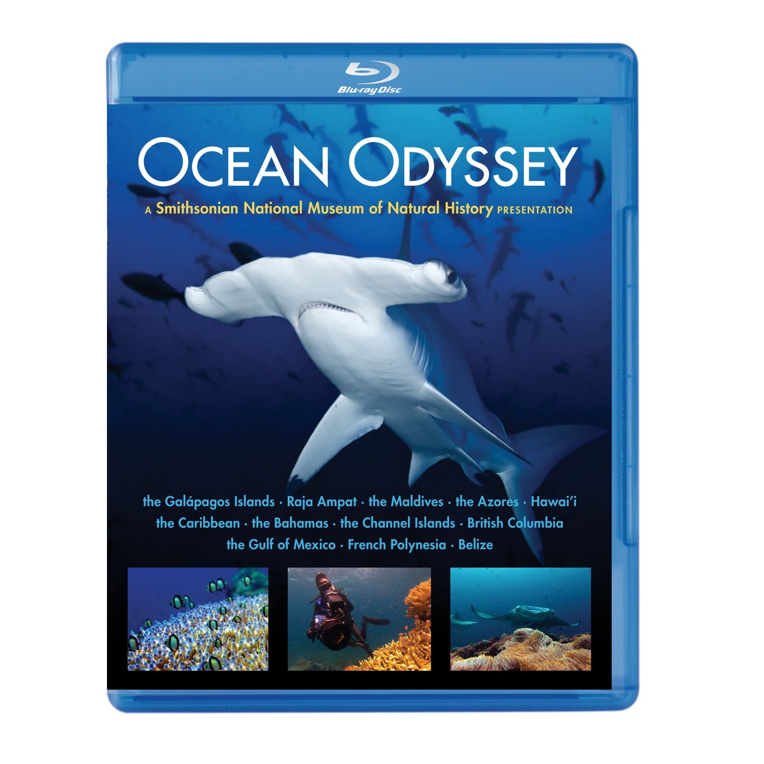 Ocean Odyssey Blu-ray para noches de cine familiar y amantes del mar