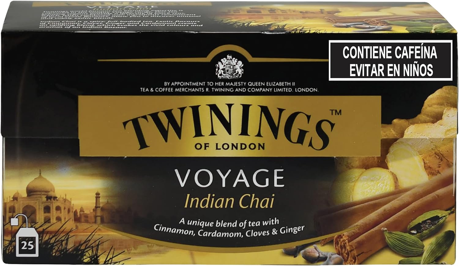 Twinings Voyage Indian Chai Caja con 25 piezas