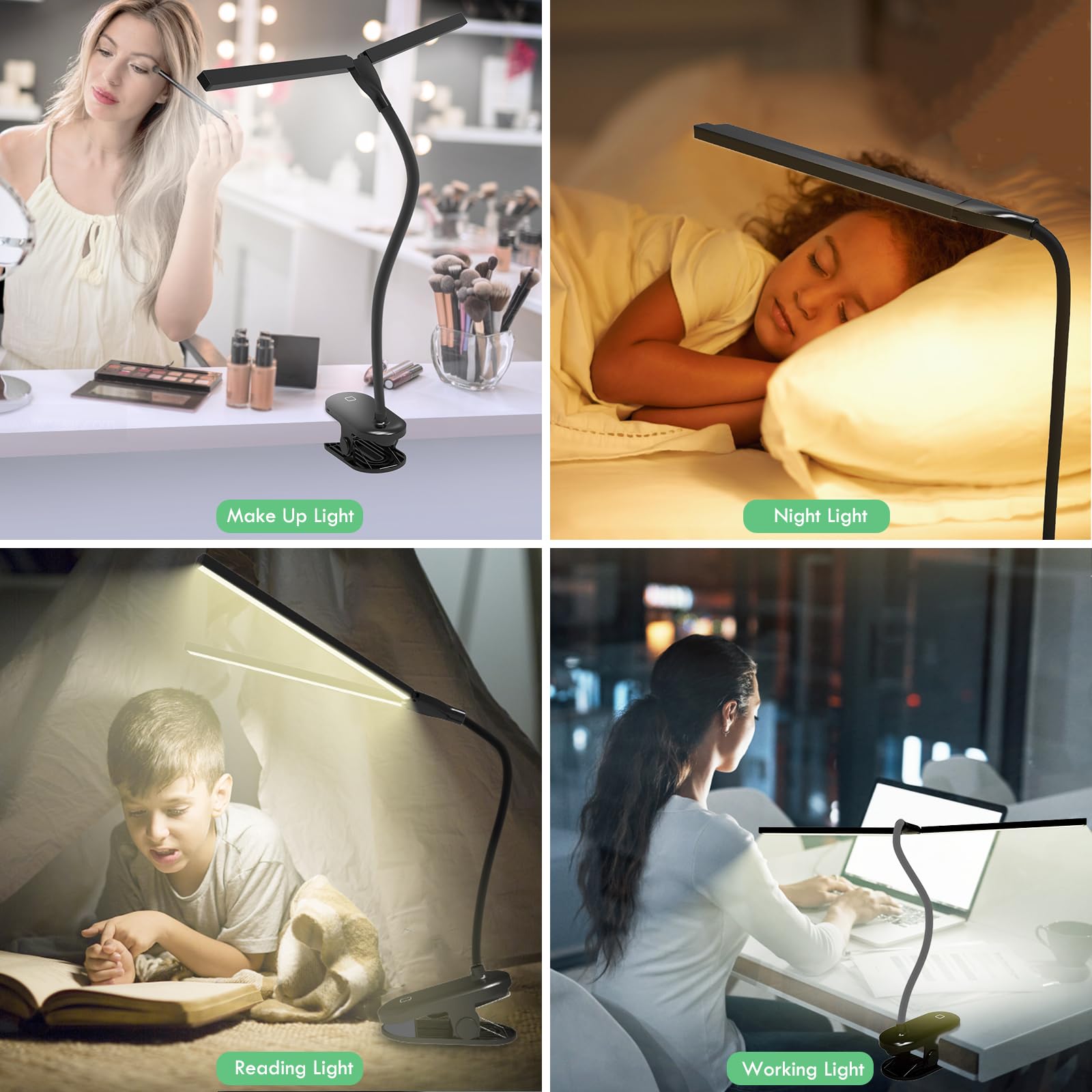Lampada da lettura a LED da incasso con porta di ricarica USB, 3W, nera e oro | Leroy Merlin