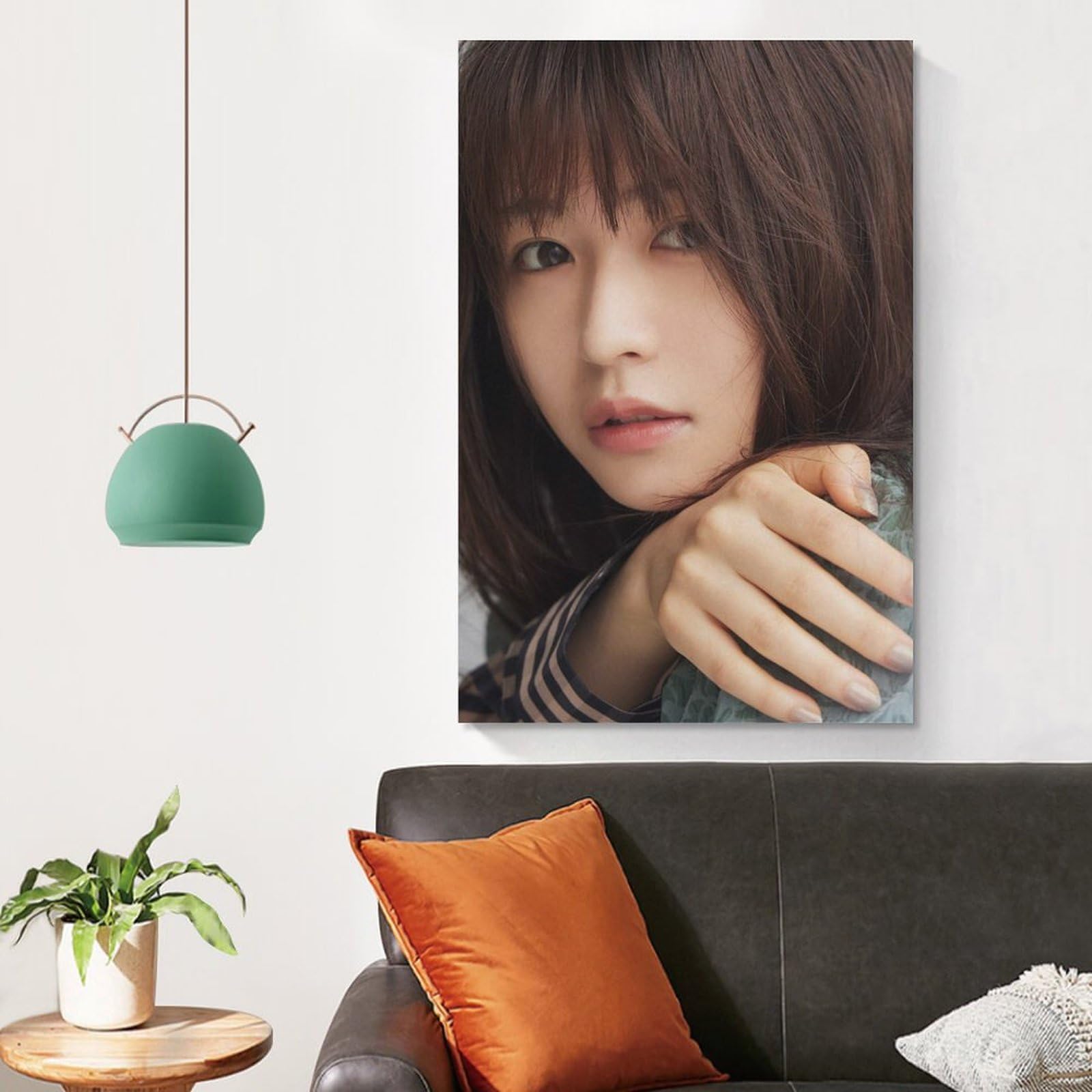 Amazon.co.jp: 長濱ねる 写真 (16) キャンバス 壁アートホーム バス