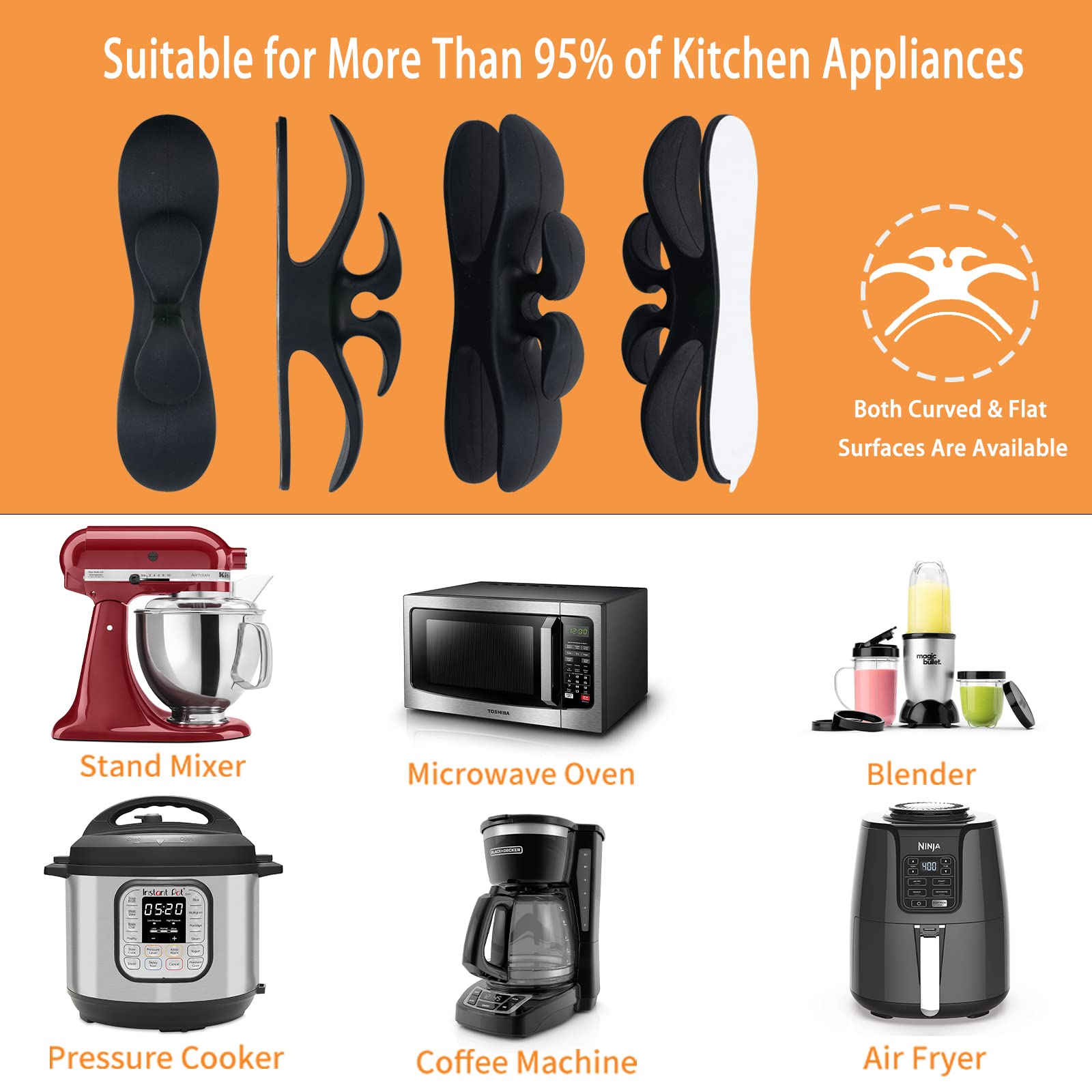 Tappetino Scorrevole Per Mixer Kitchenaid 4.5-5 Qt - Scivola Facile, Organizza Cavi, Risparmia Fatica - Foto 7