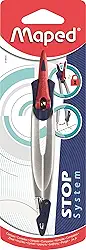 Compasso Stop System com alavanca de trava, com 01 unidade, Maped, Multicor