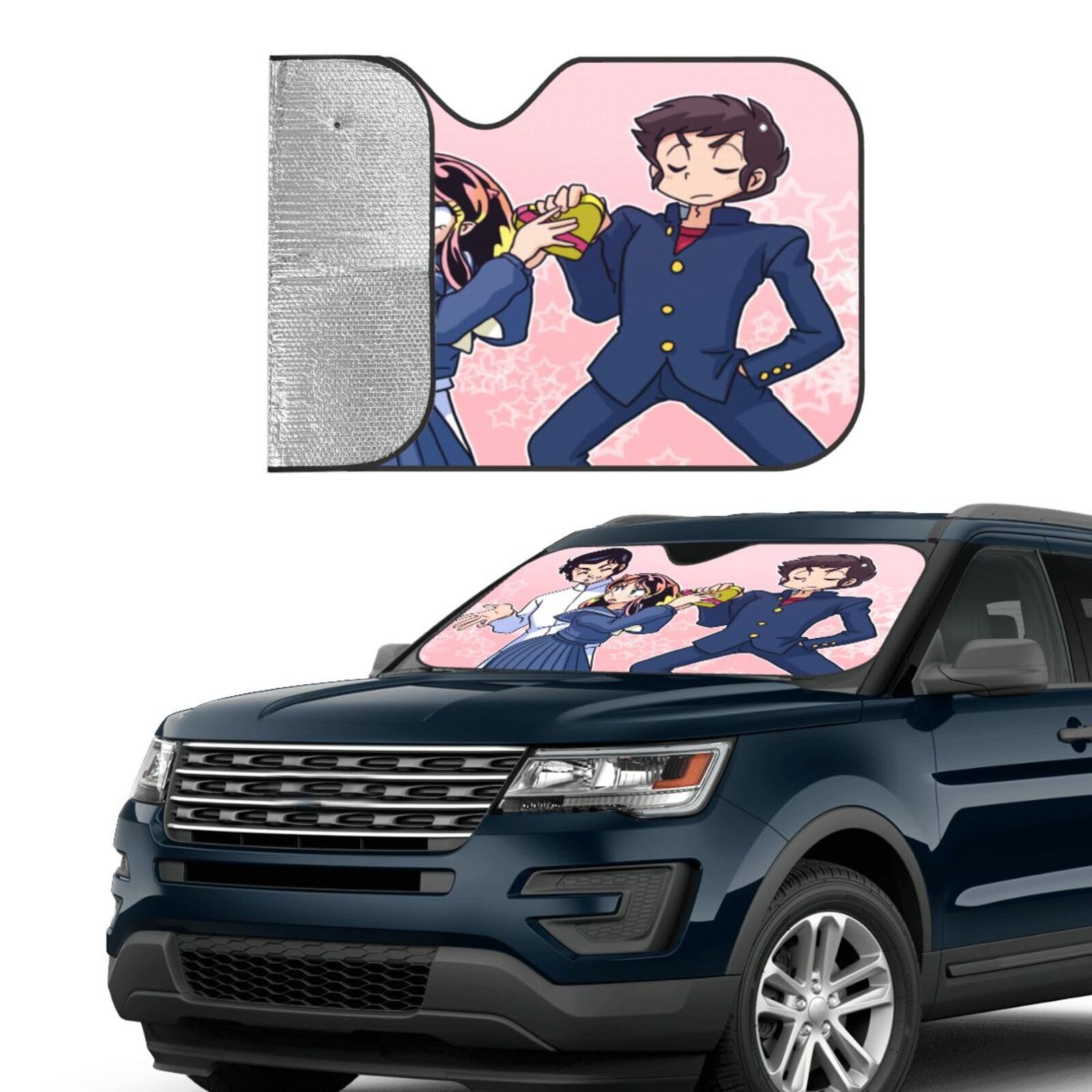 Amazon.co.jp: 諸星あたる 可愛い アニメファッション 車用