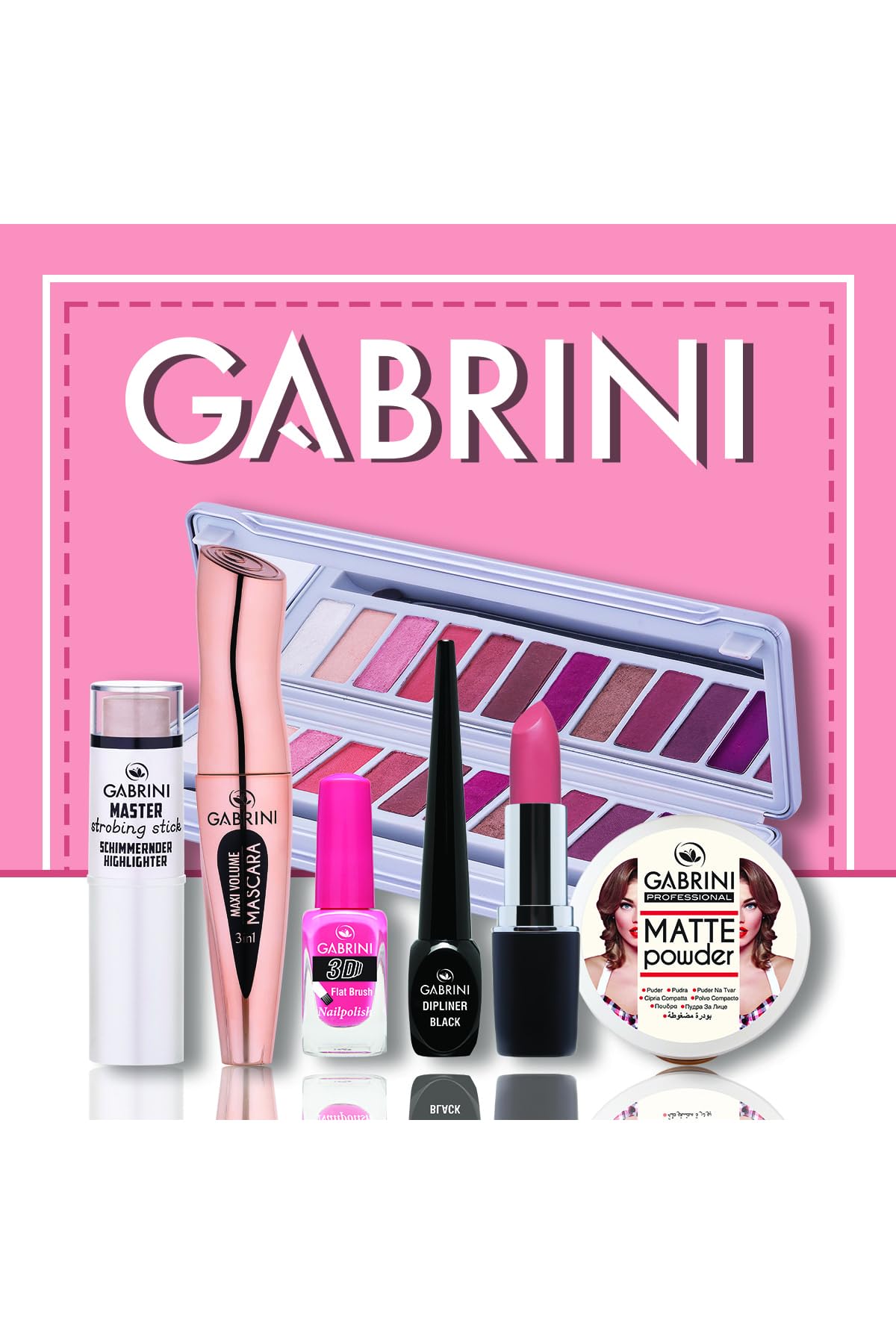 Gabrini Ultra Suya Dayanıklı Dudak ve Göz Kalemi 03