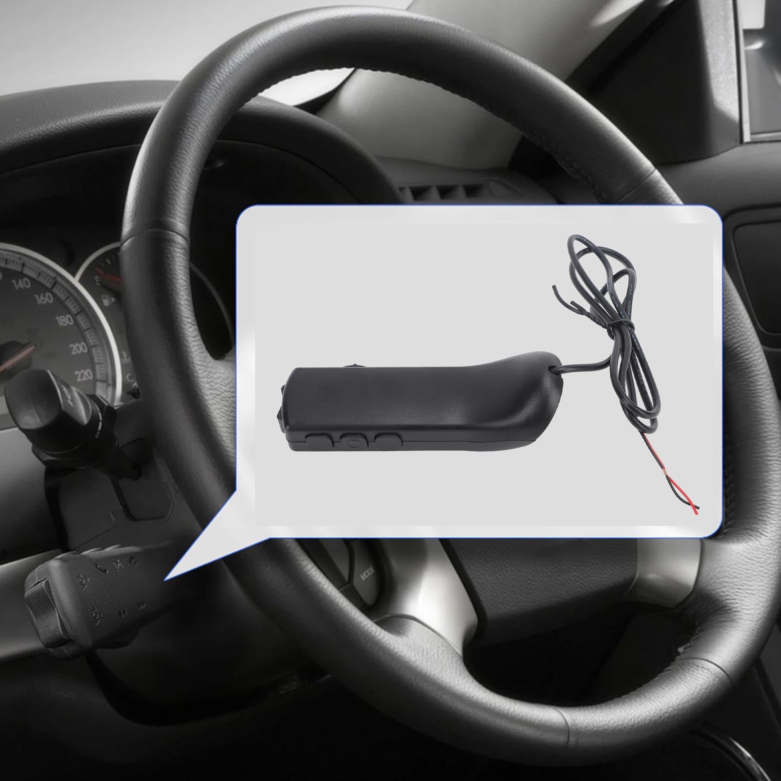 Bouton de Commande au Volant Multifonctionnel Univ Bouton de Commande au Volant Multifonctionnel pour Autoradio DVD Navigation Multimédia Universel Fi