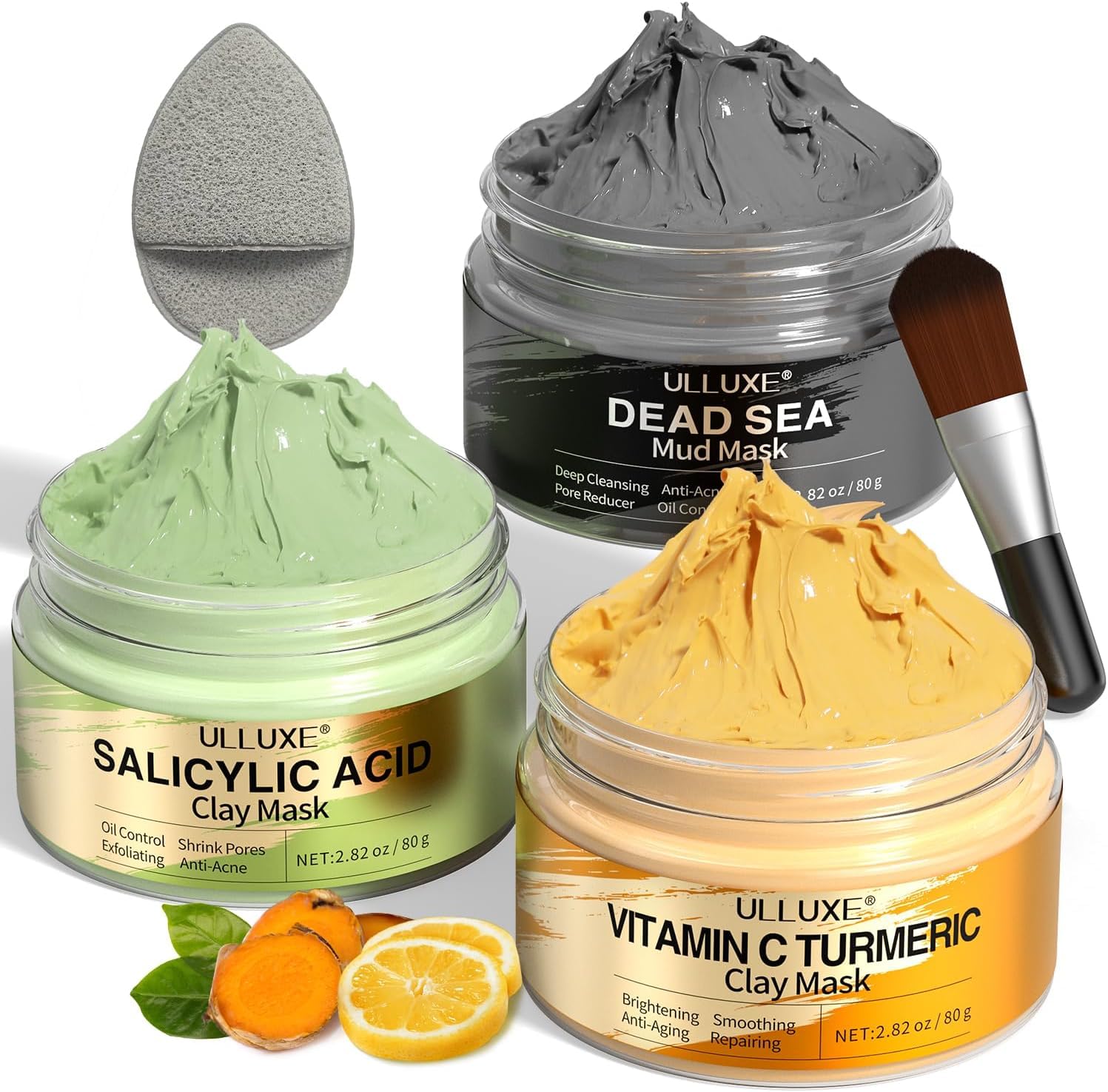 Clay Mask Set – Pore and Blackhead Cleansing