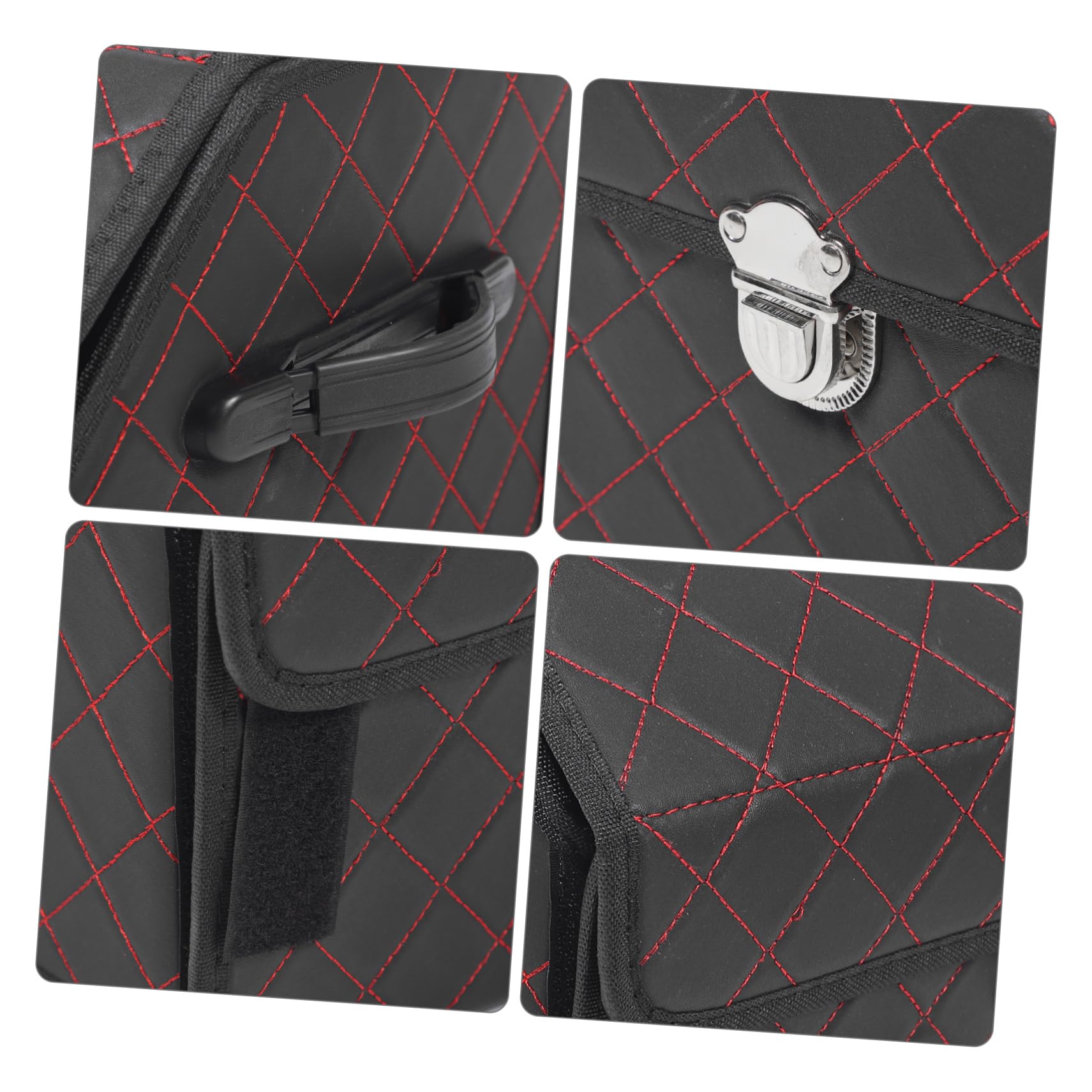 PRETYZOOM Organizzatore Per Bagagliaio Pelle Contenitore Pieghevole Per Suv Organizer Per Spesa Accessori Per Organizzazione Auto