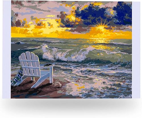 Pintura por números para adultos, de principiantes a avanzados, divertidos proyectos de arte y manualidades, Quédate quieto, 16 x 20 pulgadas, sin