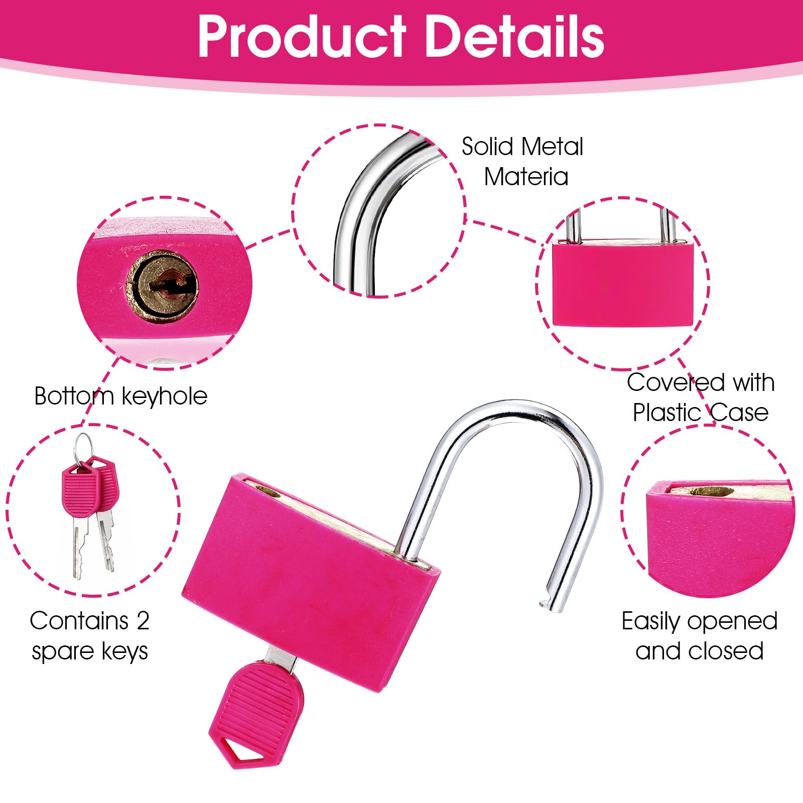 PADLOCK KEY HANGER / PINK GOLD ボルトルームキー VAULTROOM PADLOCK KEY HANGER ボルトルーム PADLOCK KEY HANGER