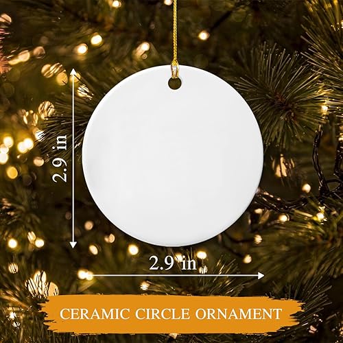 Miniatura 6 de Adorno de cerámica personalizado para familia de 4 muñecos de nieve, nuestra primera Navidad como familia de cuatro, decoración de recuerdo de